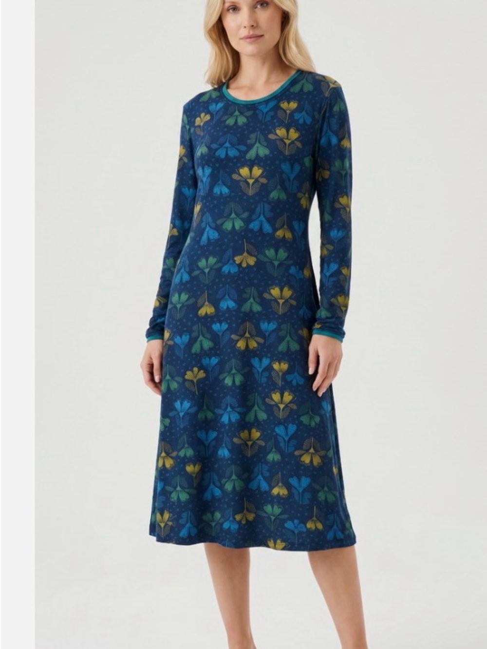 Amandine jersey dress Gudrun Sjödén Size M Lagenlook Boho Medium